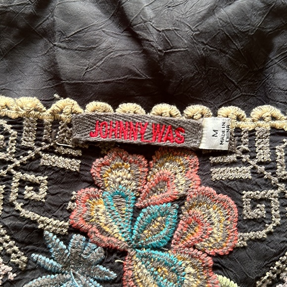 Johnny Was Riveda Long-Sleeve Embroidered Blouse - Picture 9 of 9